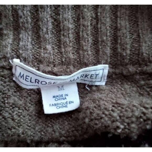 MELROSE & MARKET ARMY GREEN SWEATER SZ.M EUC - Picture 5 of 6